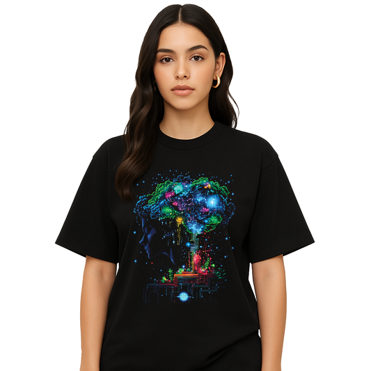 Aquarius Cosmic Mind Pro Club Inspired T-Shirt