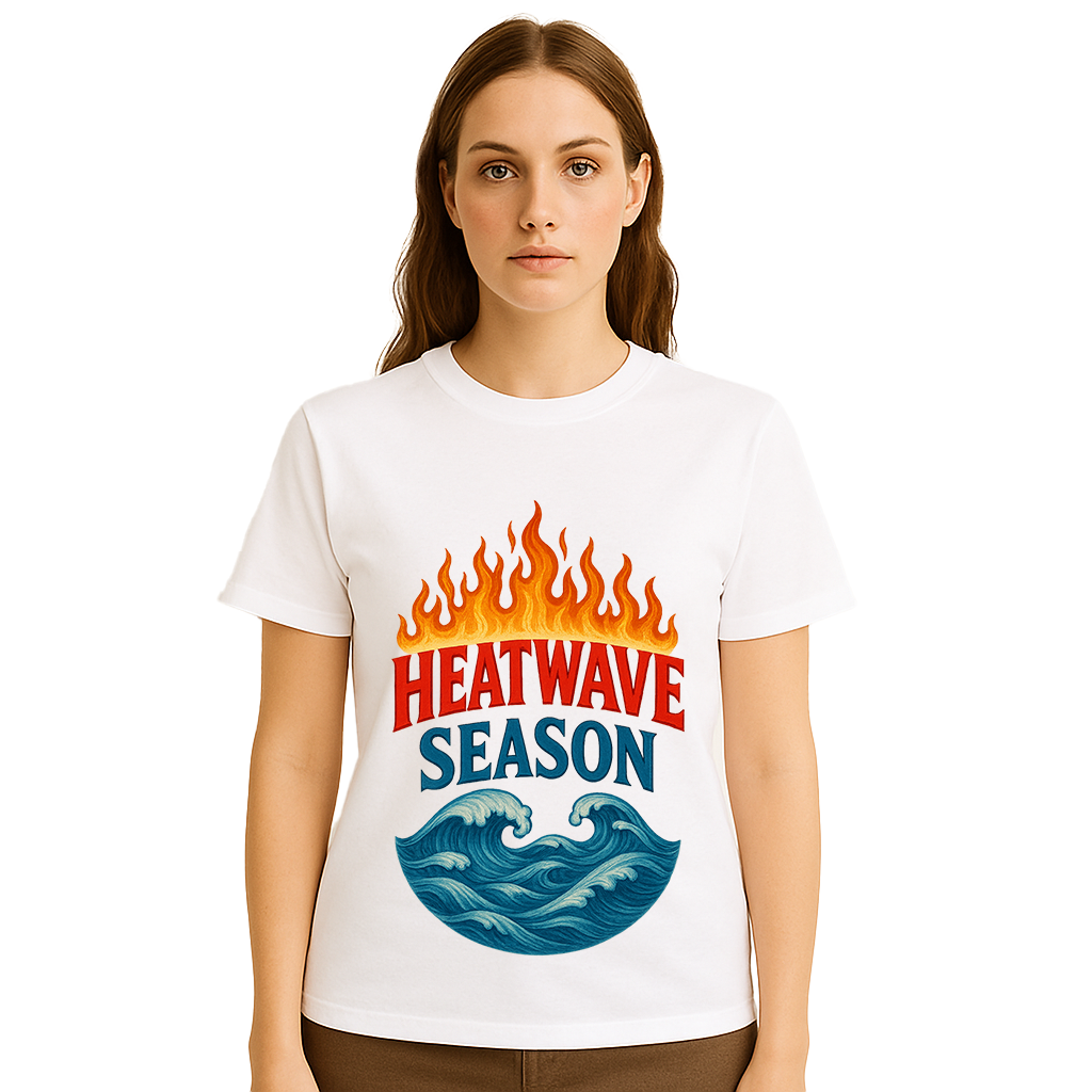 Bold Heatwave Season Wave Shirt - Unisex