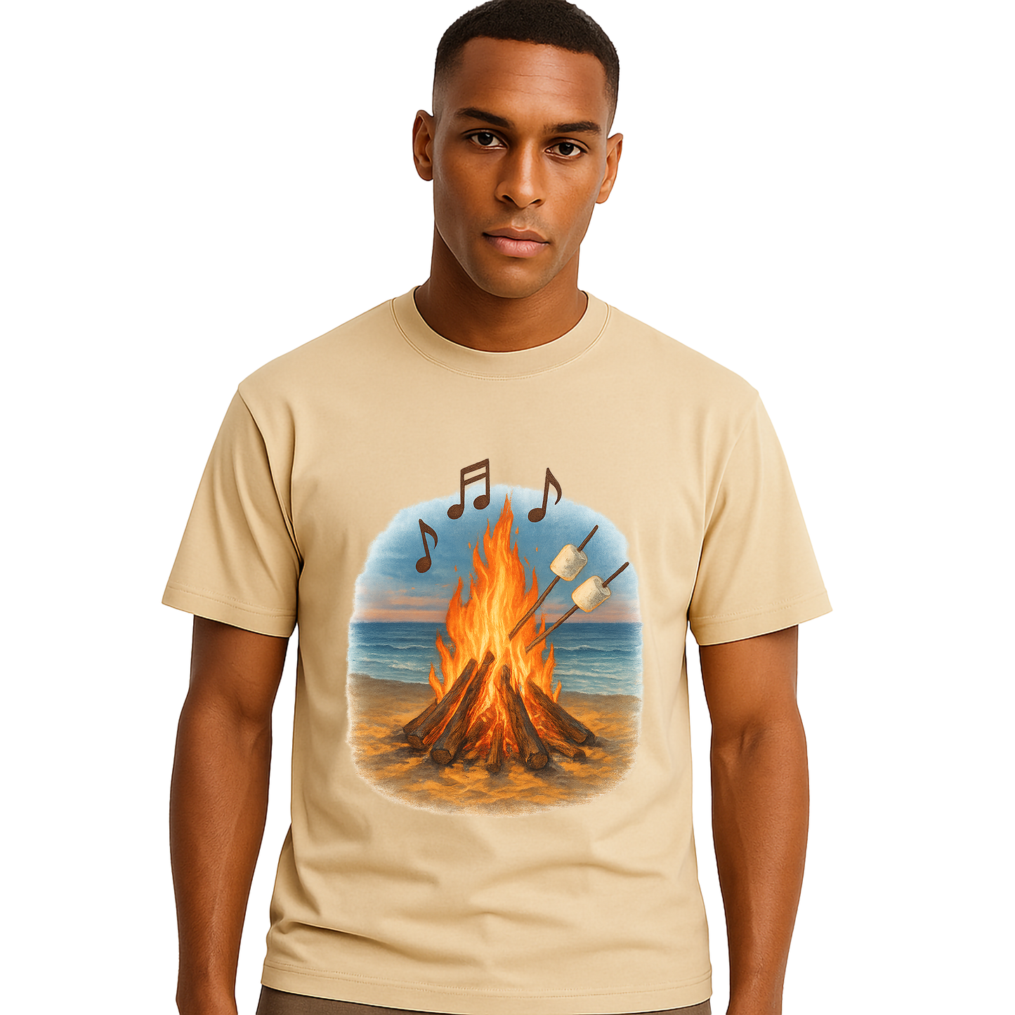 Campfire Beach Night Tee - Unisex
