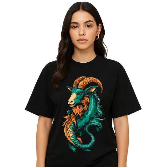 Capricorn Mystic Sea Goat T-Shirt - Unisex