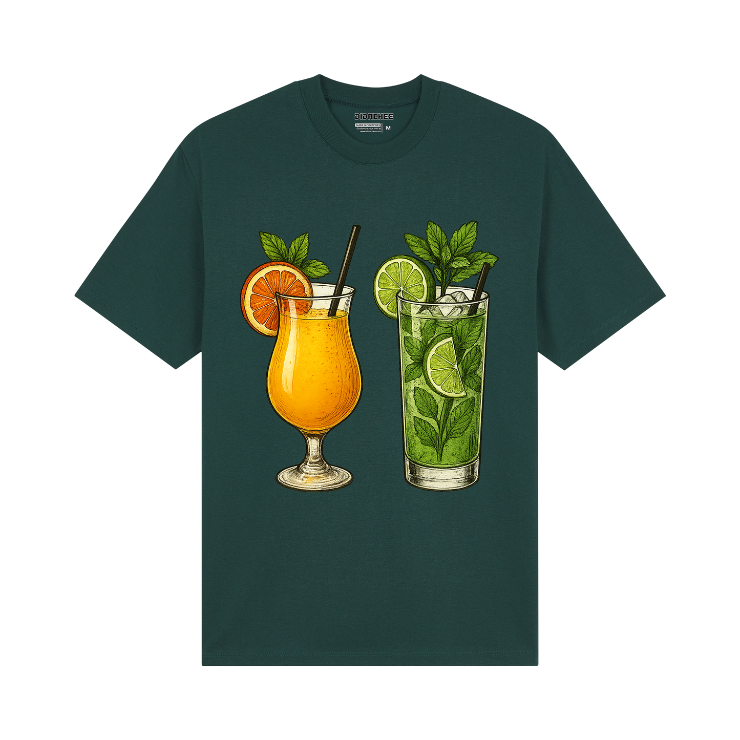 Citrus Cocktail Graphic Shirt - Unisex