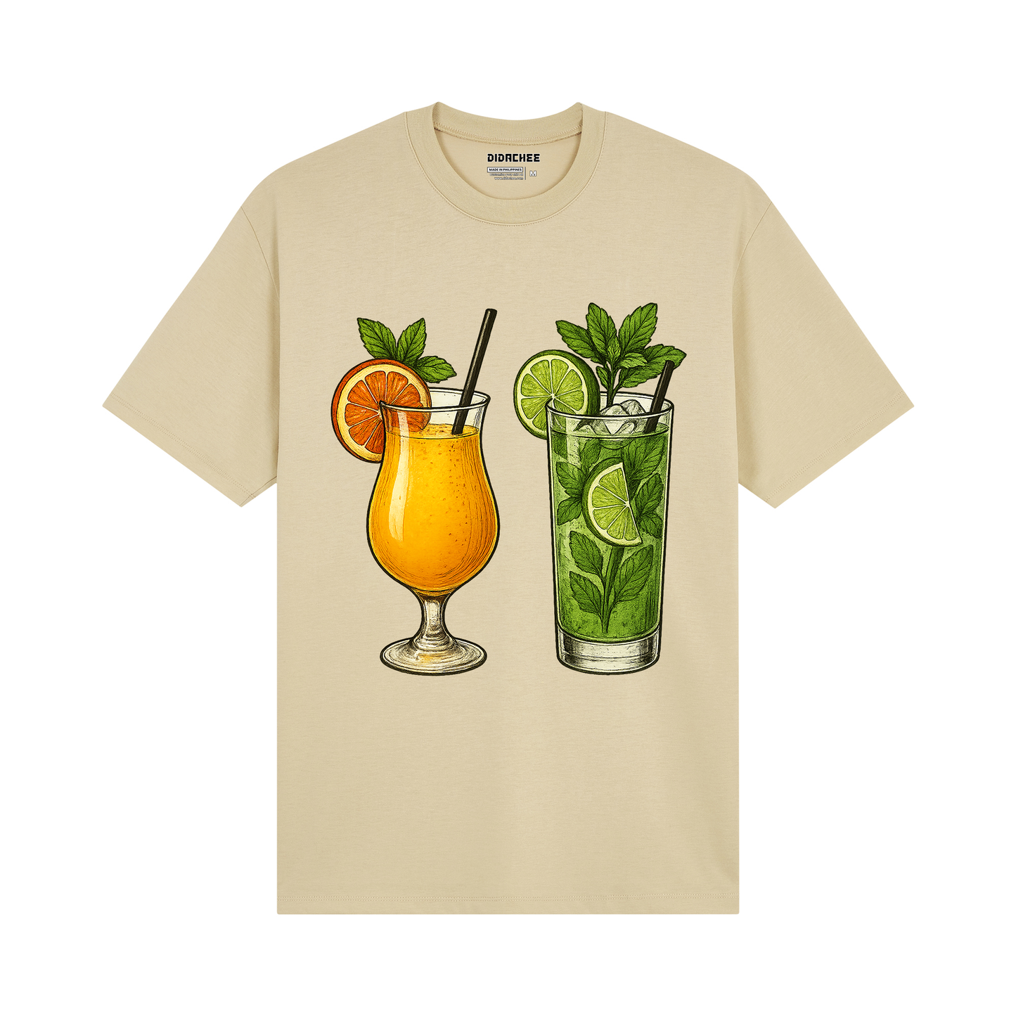 Citrus Cocktail Graphic Shirt - Unisex