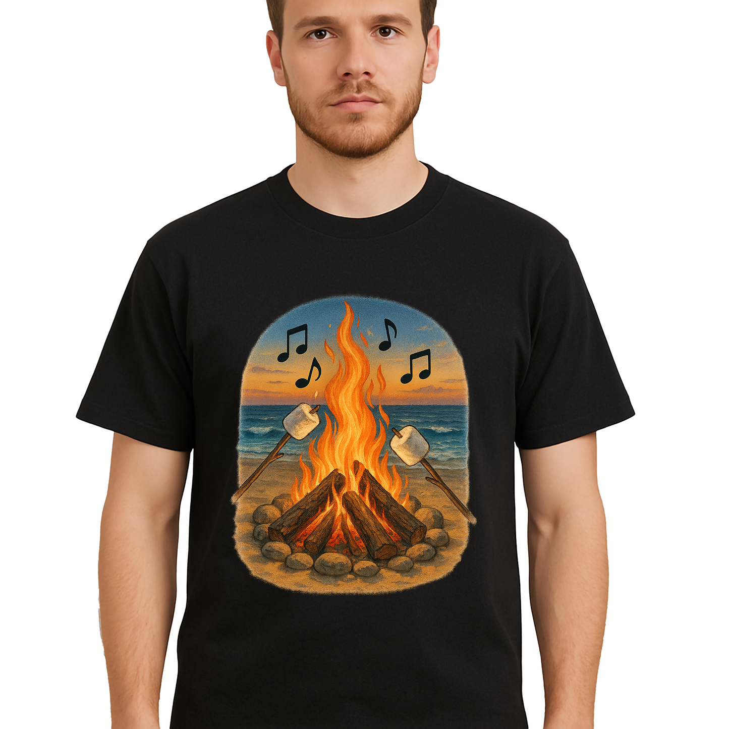 Coastal Bonfire Graphic Shirt - Unisex