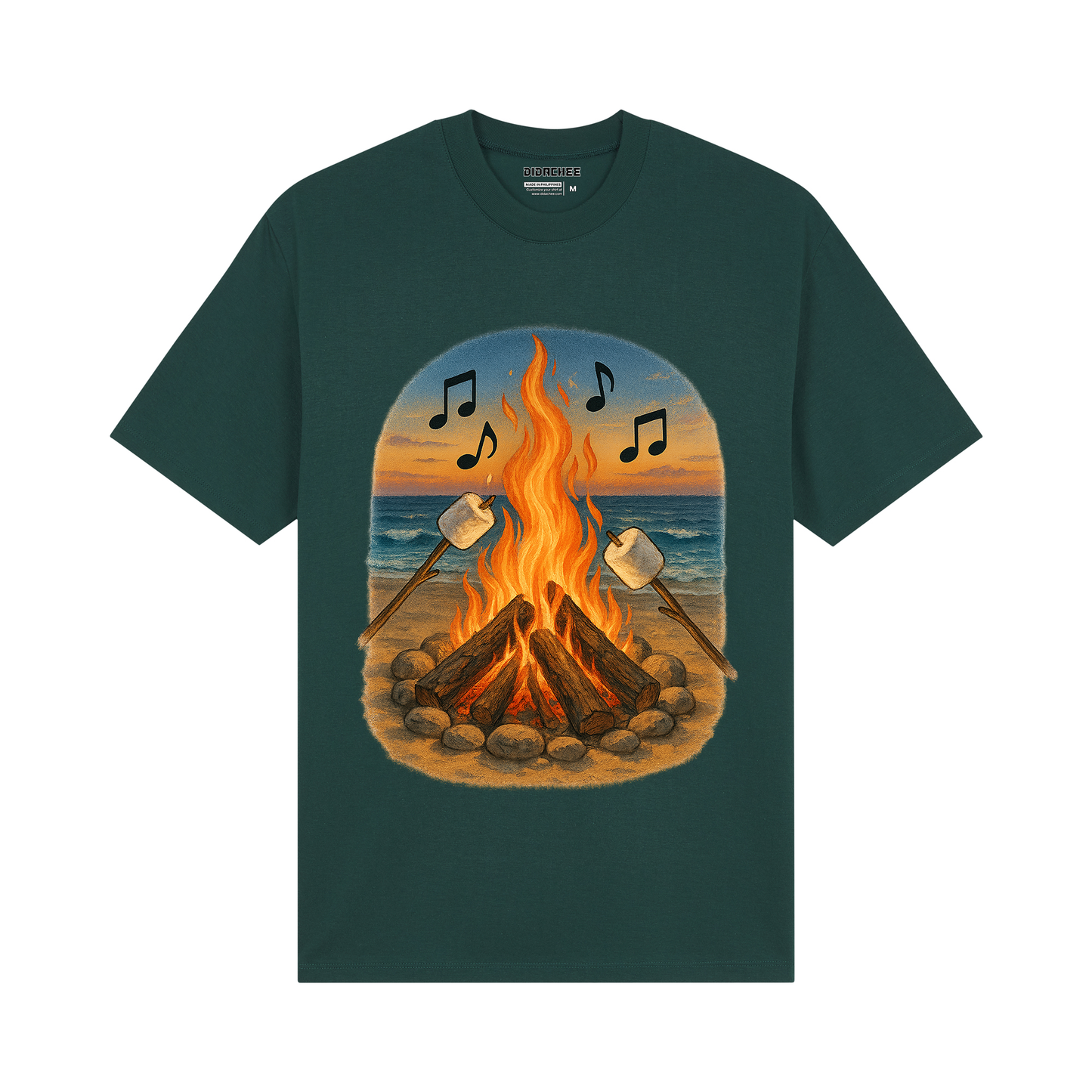 Coastal Bonfire Graphic Shirt - Unisex