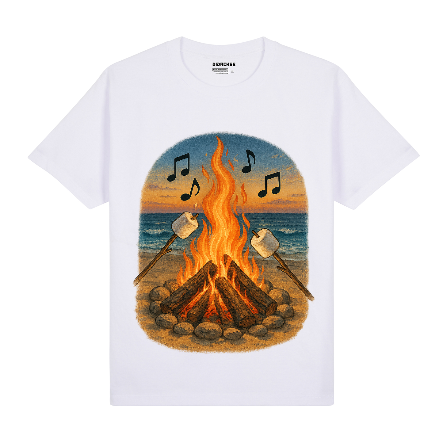 Coastal Bonfire Graphic Shirt - Unisex