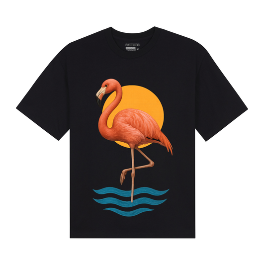 Flamingo Beach Graphic Tee