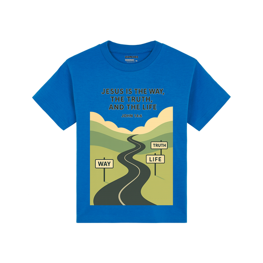 Jesus is the Way Bible Verse Shirt for Kids - Unisex