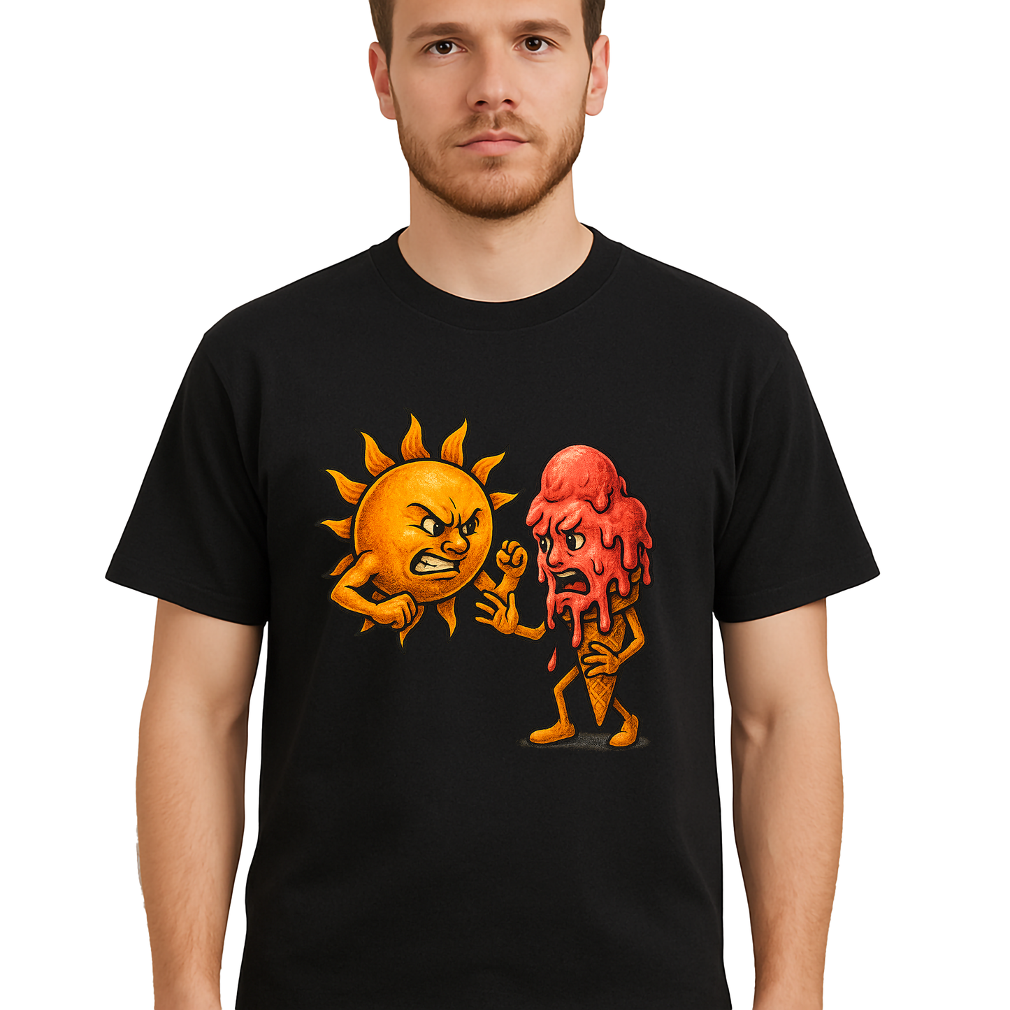 Melting Ice Cream vs Sun Shirt - Unisex