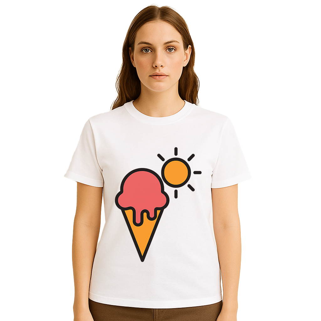 Minimal Ice Cream Summer Shirt