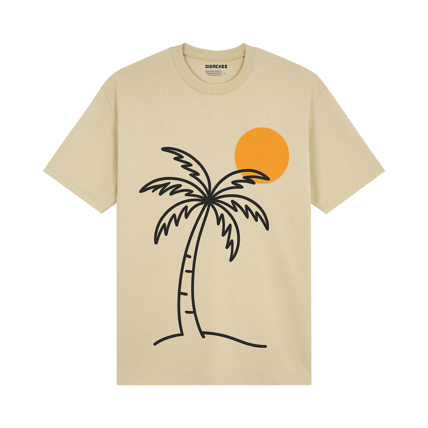 Minimal Palm Tree Sunset Shirt - Unisex
