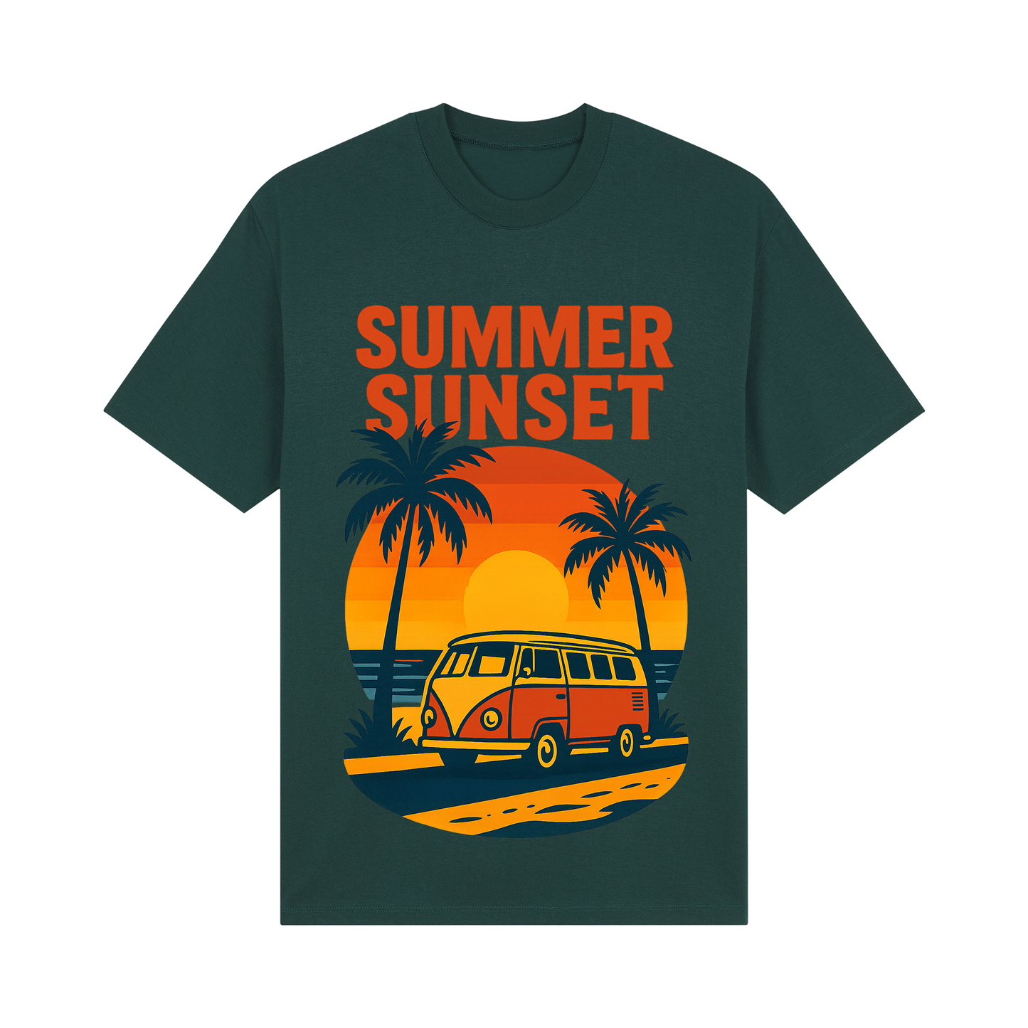 Summer Sunset Van Graphic Tee - Unisex