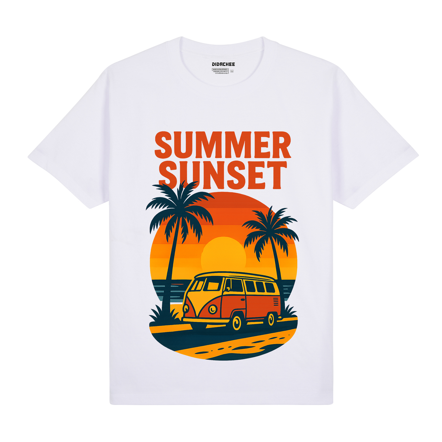 Summer Sunset Van Graphic Tee - Unisex