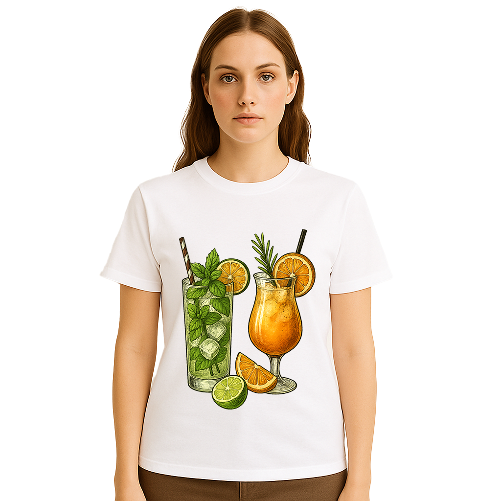 Tropical Drink Graphic Tee - Unisex