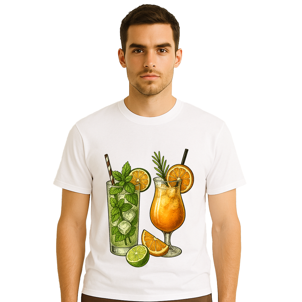 Tropical Drink Graphic Tee - Unisex