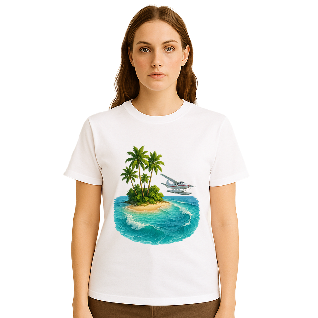 Tropical Island Seaplane Shirt - Unisex