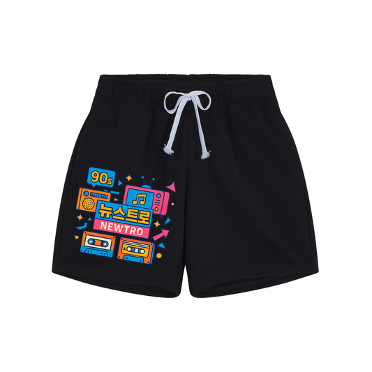 NEWTRO K-Retro 90s Shorts - Unisex