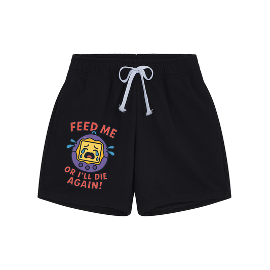 Tamagotchi Feed Me 90s Shorts - Unisex