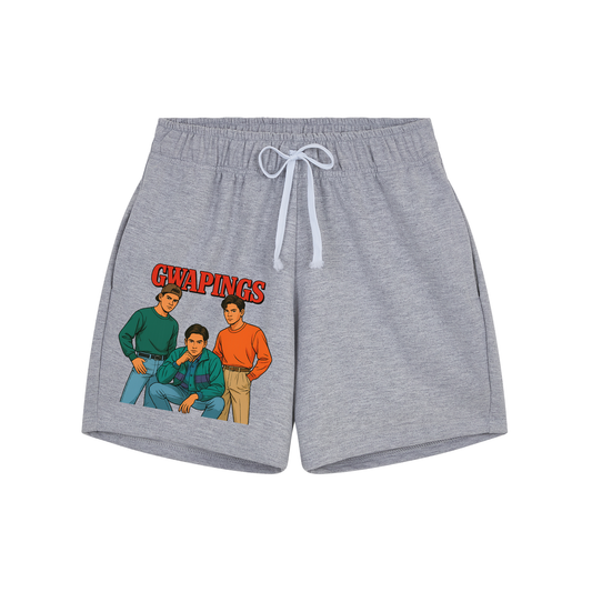 Gwaping Boys Vintage Graphic Shorts (Standing Pose)