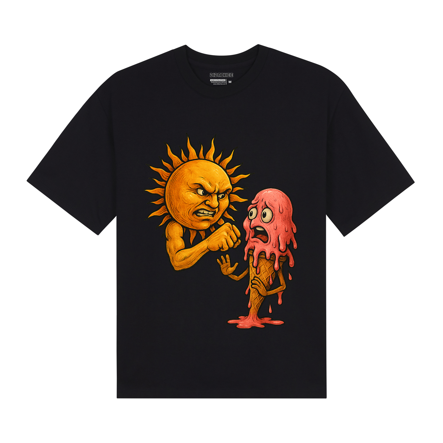 Angry Sun vs Ice Cream Shirt - Unisex