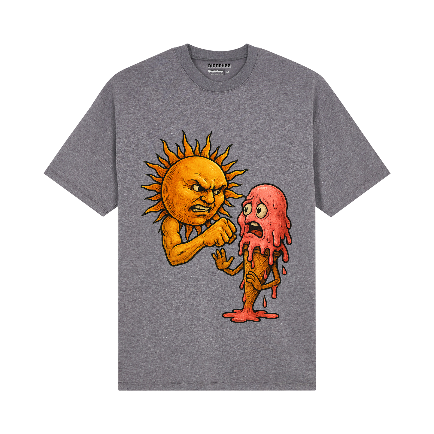 Angry Sun vs Ice Cream Shirt - Unisex