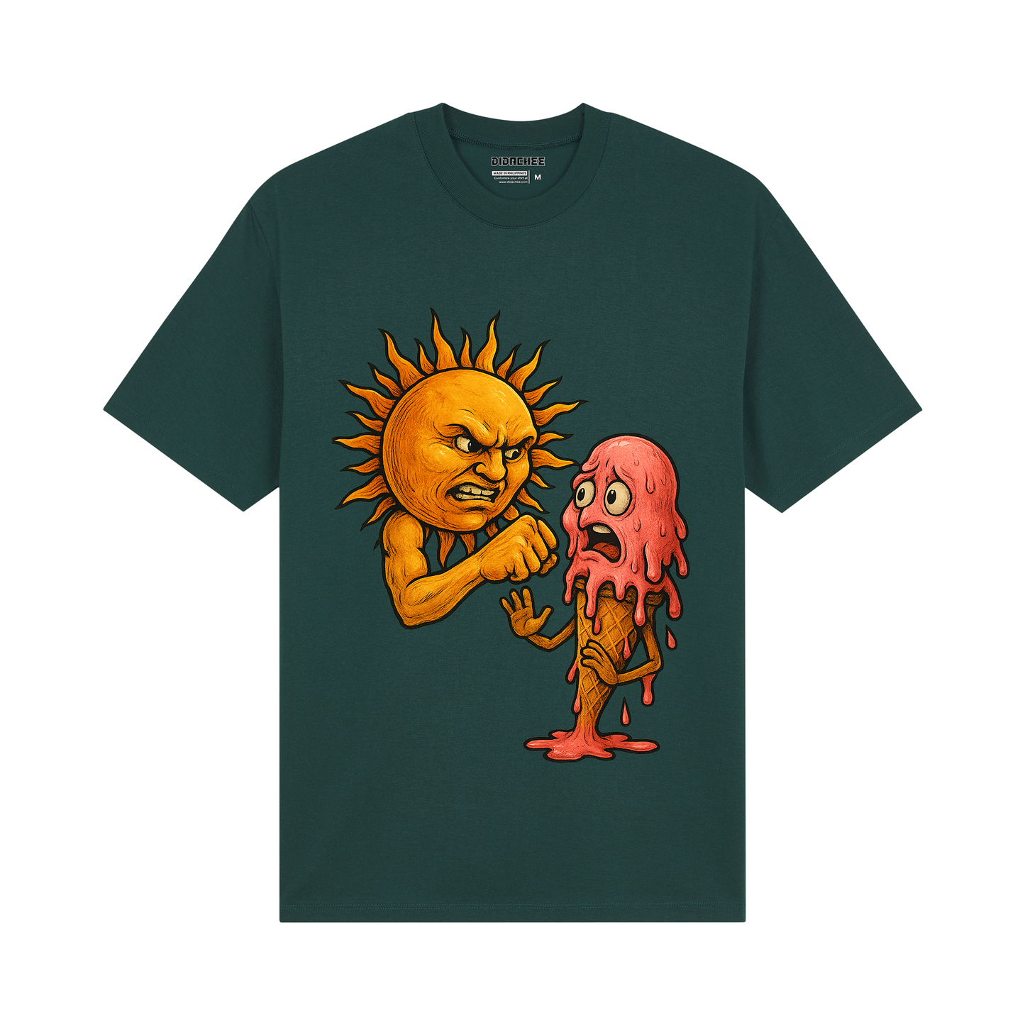 Angry Sun vs Ice Cream Shirt - Unisex