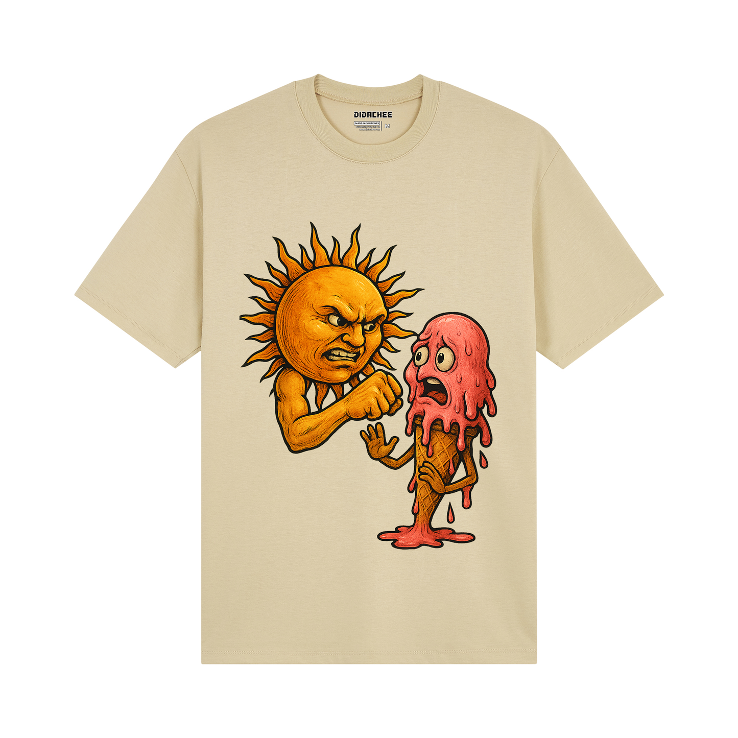 Angry Sun vs Ice Cream Shirt - Unisex