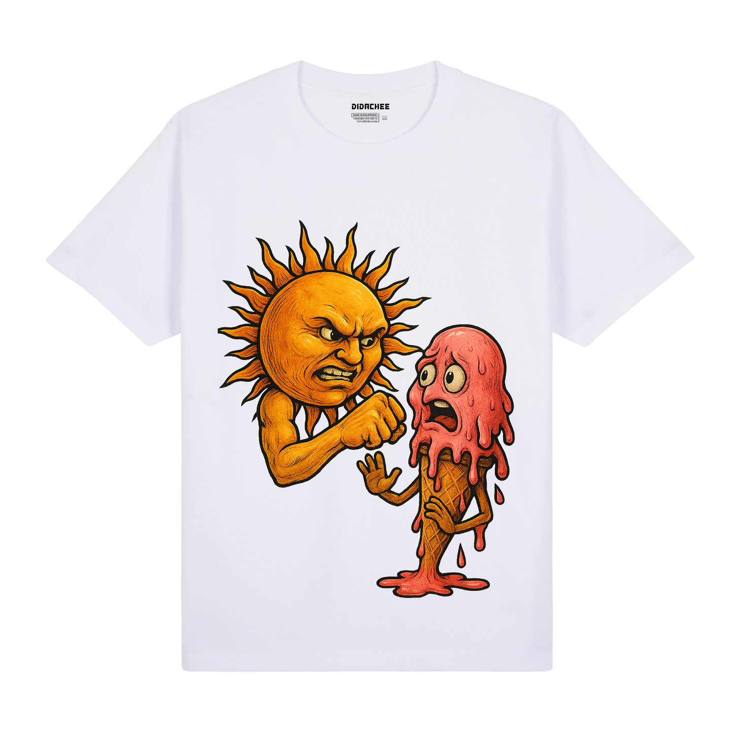 Angry Sun vs Ice Cream Shirt - Unisex