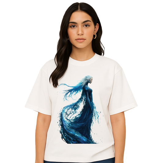 Aquarius Goddess Flow Pro Club Inspired T-Shirt - Unisex