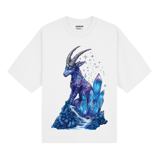 Capricorn Cosmic Mountain Goat T-Shirt - Unisex