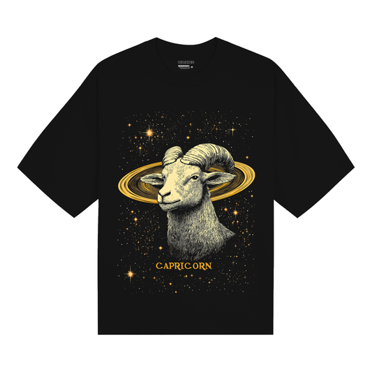 Capricorn Saturn Rings T-Shirt - Unisex