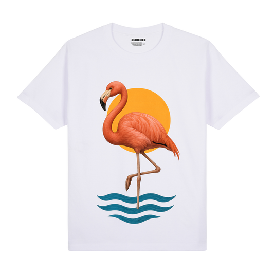 Flamingo Beach Graphic Tee