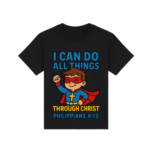 I Can Do All Things Bible Verse Shirt for Kids - Unisex