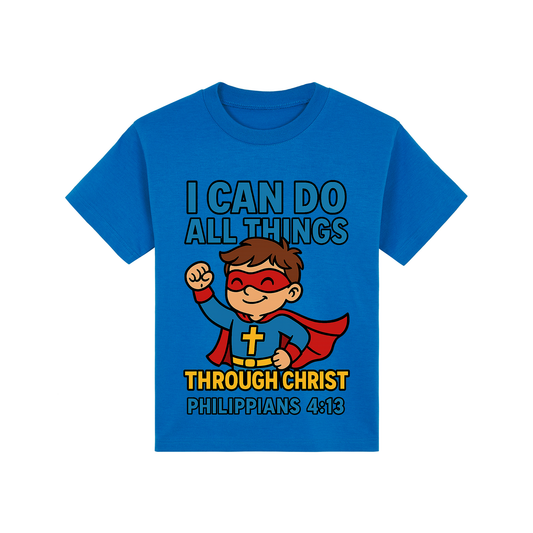 I Can Do All Things Bible Verse Shirt for Kids - Unisex