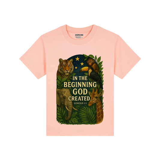 In the Beginning Bible Verse Shirt for Kids - Unisex
