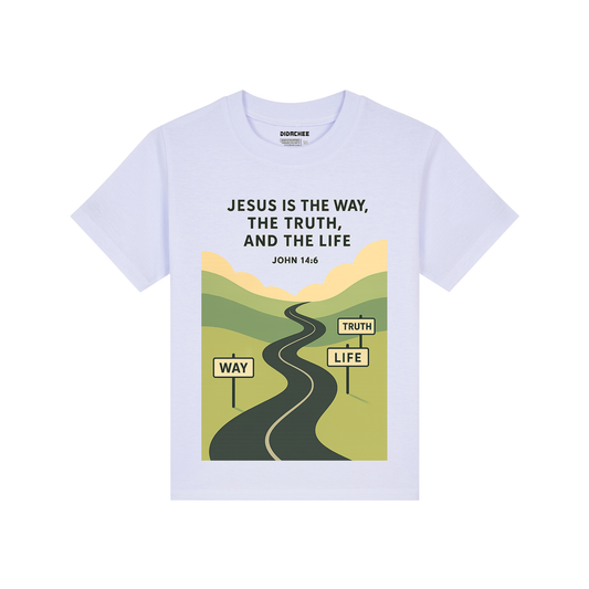 Jesus is the Way Bible Verse Shirt for Kids - Unisex