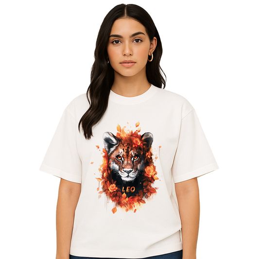 Leo Cub Blossom T-Shirt - Unisex