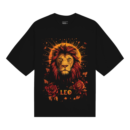 Leo Floral Sun Lion T-Shirt - Unisex