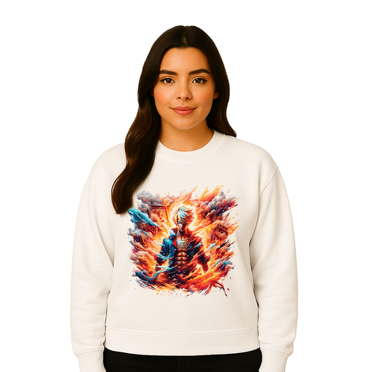 Sanji Fire Mode One Piece Sweatshirt - Unisex