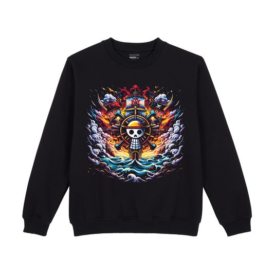 Sunny Ship Jolly Roger Blaze One Piece Sweatshirt - Unisex