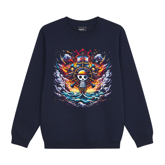 Sunny Ship Jolly Roger Blaze One Piece Sweatshirt - Unisex