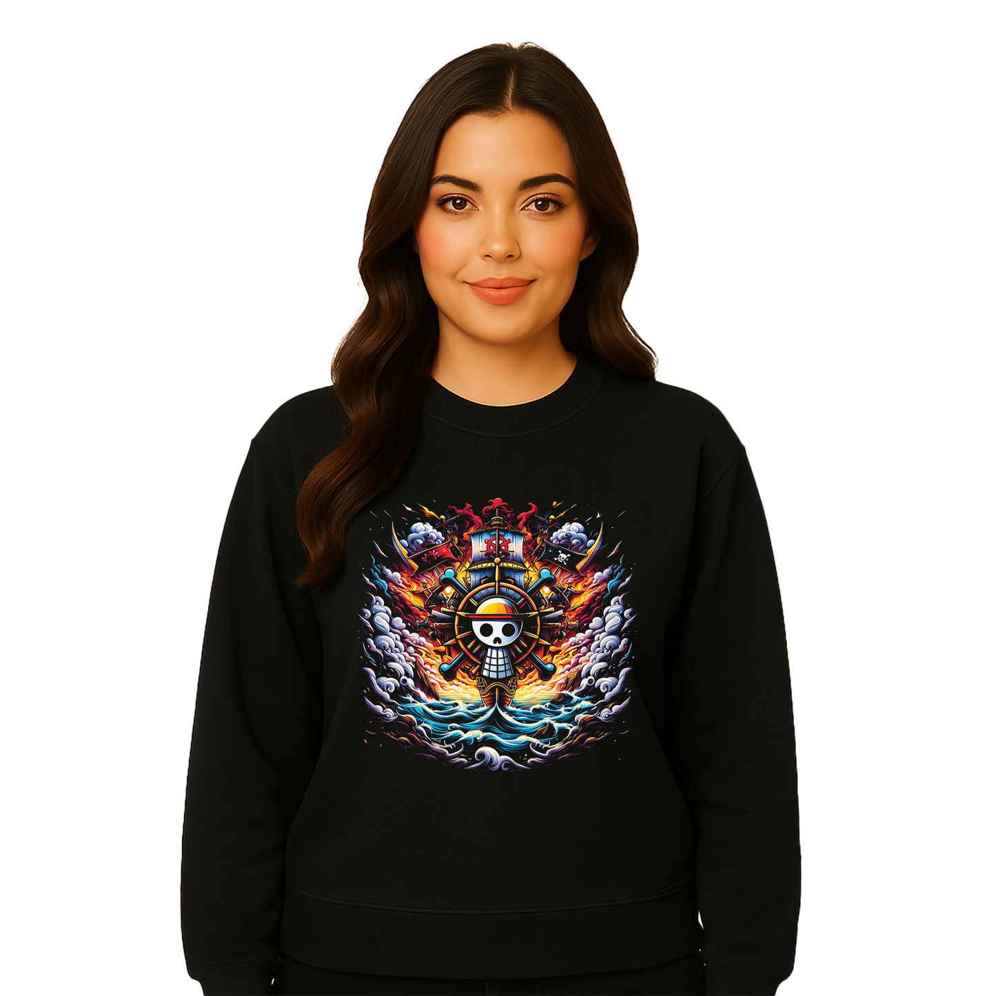 Sunny Ship Jolly Roger Blaze One Piece Sweatshirt - Unisex