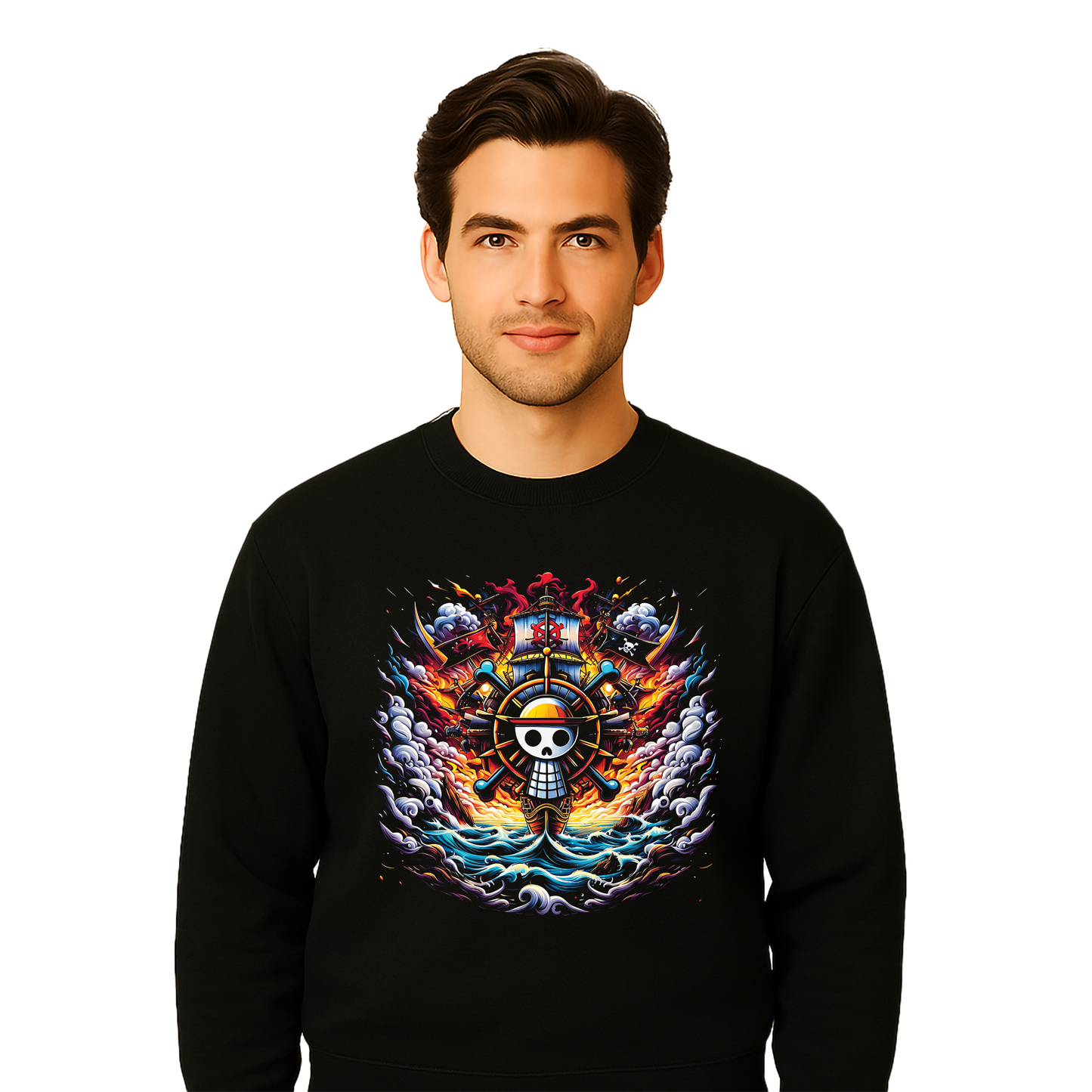Sunny Ship Jolly Roger Blaze One Piece Sweatshirt - Unisex