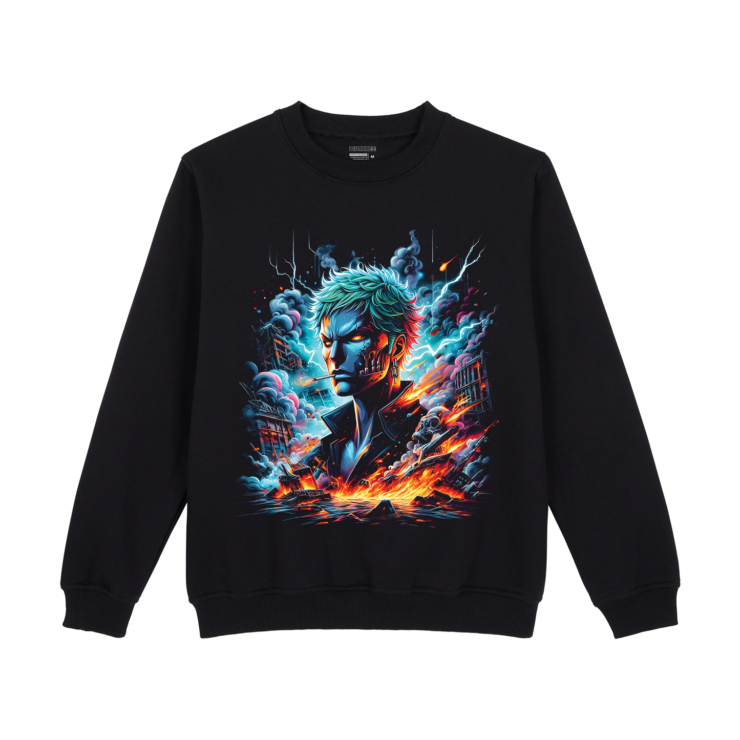 Zoro Cyber Rage One Piece Sweatshirt - Unisex