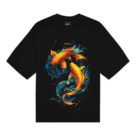 Pisces Cosmic Waves Koi Shirt - Unisex