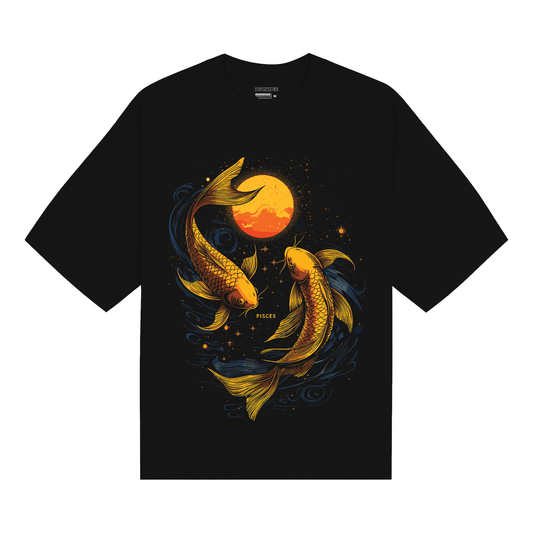 Pisces Golden Moon Koi Shirt - Unisex