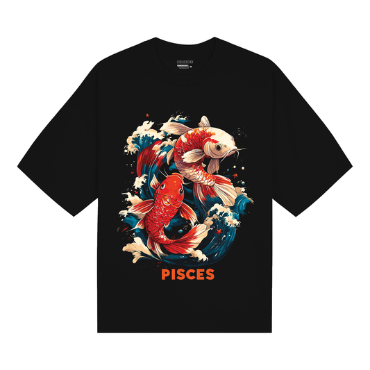 Pisces Red Koi Waves Shirt - Unisex