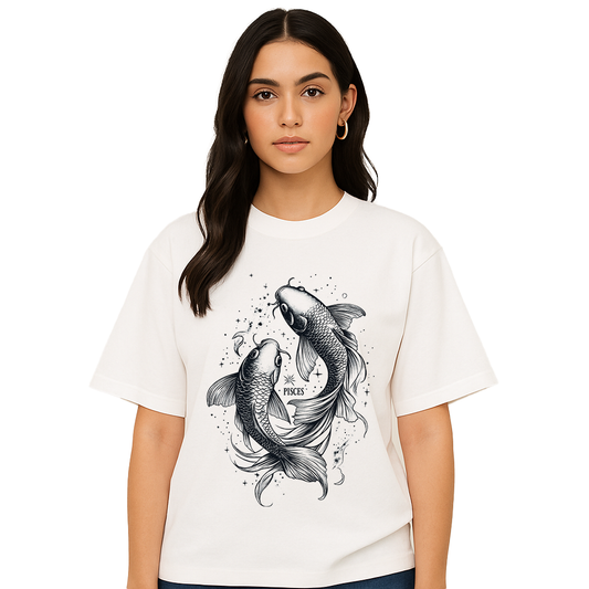 Pisces Twin Koi Zodiac Shirt - Unisex