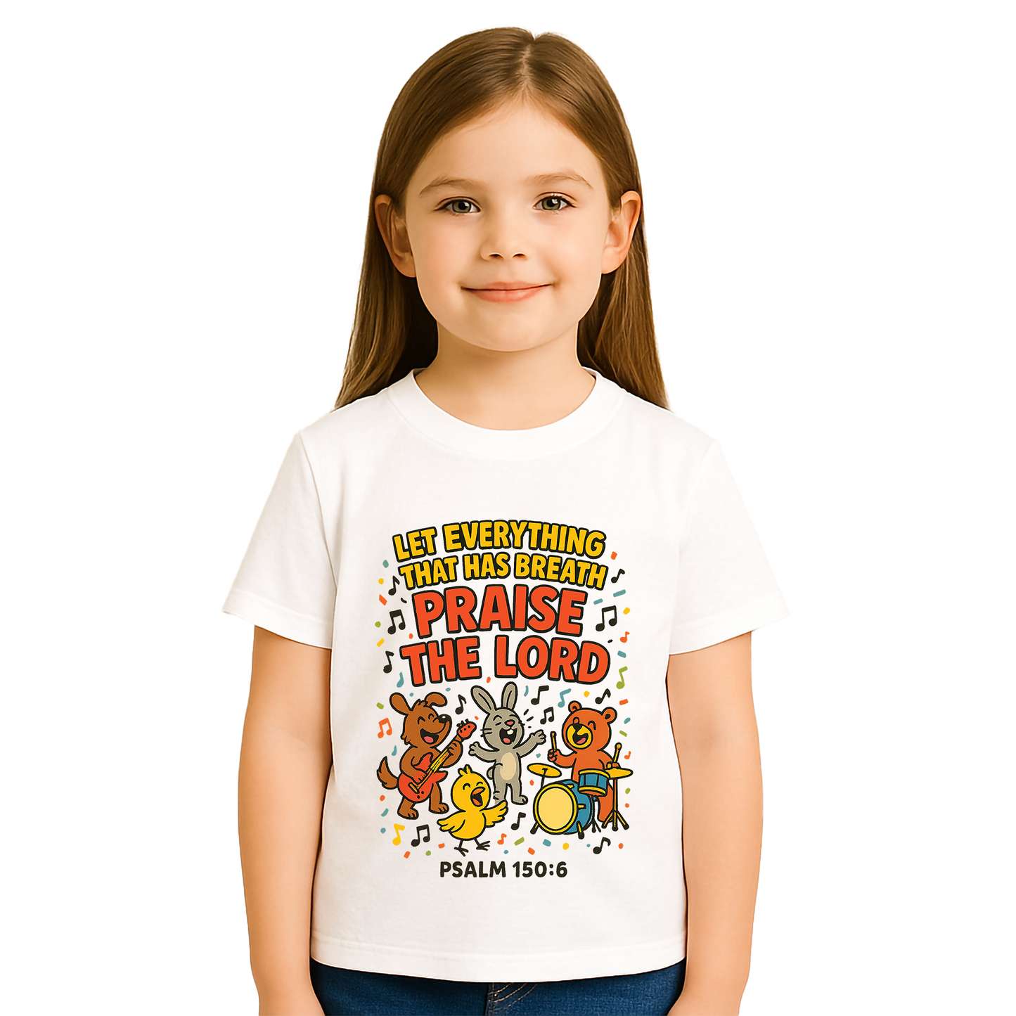 Praise the Lord Bible Verse Shirt for Kids - Unisex