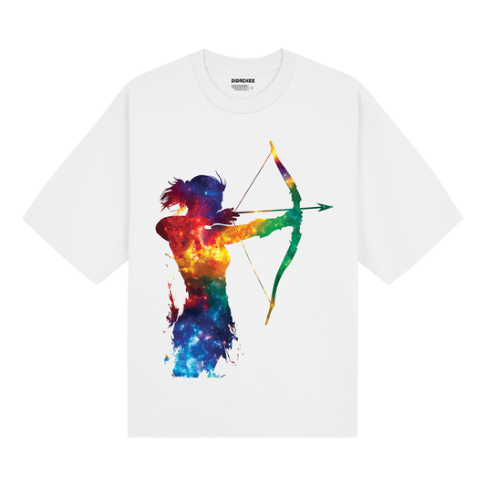 Sagittarius Colorful Cosmic Archer T-Shirt