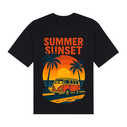 Summer Sunset Van Graphic Tee - Unisex